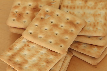 Image showing dry  biscuits cracker