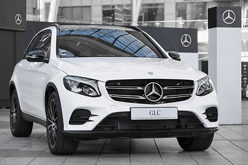 Image showing Modern model of prestigious Mercedes-Benz GLC-class SUV crossove