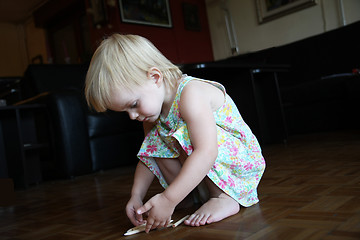 Image showing Cute young girl