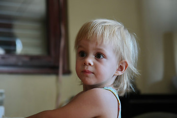 Image showing Portrait of cute young girl