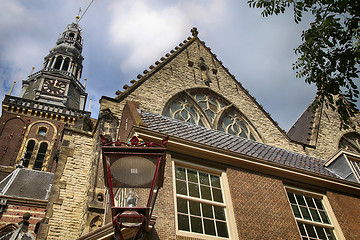Image showing View of Oude Kerk (Old Church), Amsterdam, Netherlands