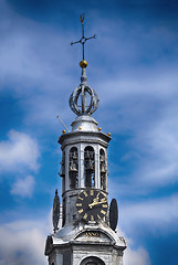 Image showing The Munttoren on Muntplein square in Amsterdam, The Netherlands