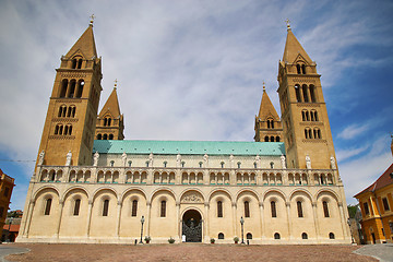 Image showing Basilica of St. Peter & St. Paul, Pecs Cathedral in Hungary