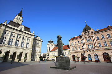 Image showing NOVI SAD, SERBIA - APRIL 03: View of Liberty Square (Trg Slobode