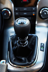 Image showing Six Speed Stick Shift Car Transmission.