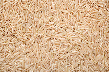 Image showing Brown basmati rice