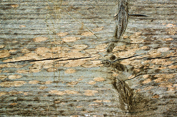 Image showing Cracked Wooden Background