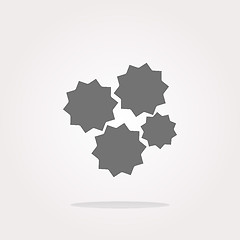 Image showing Cog wheel Icon Vector. Cog wheel Icon Picture. Cog wheel Icon Image. Cog wheel Icon Graphic. Cog wheel Icon Drawing