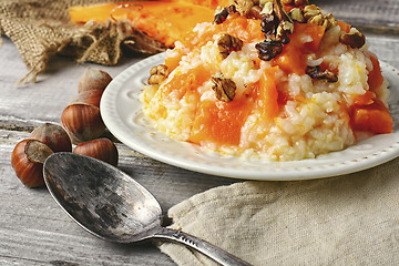 Image showing porridge made of pumpkin