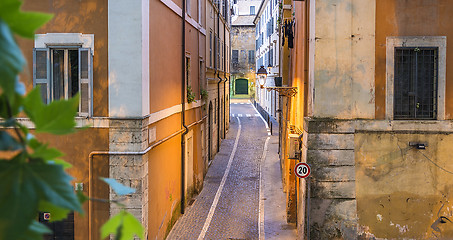 Image showing Medieval street in Rome