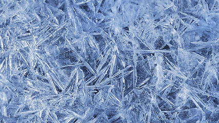 Image showing Texture of natural ice pattern