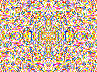 Image showing Abstract color lines pattern