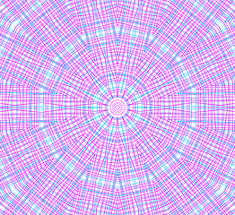 Image showing Abstract concentric lines pattern