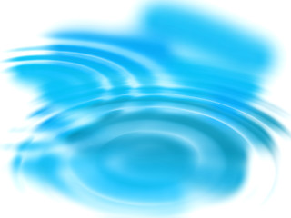 Image showing Abstract background with blue ripples