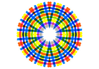 Image showing Abstract bright color shape