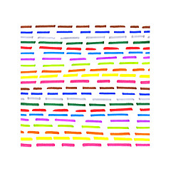 Image showing Colorful dotted line pattern 