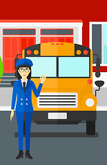 Image showing School bus driver.