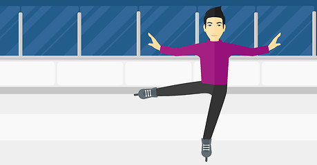 Image showing Male figure skater.