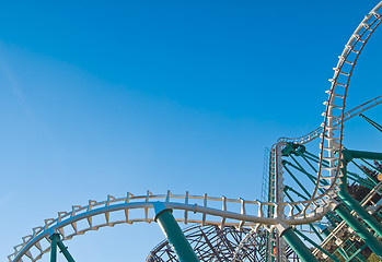 Image showing curved coaster construction
