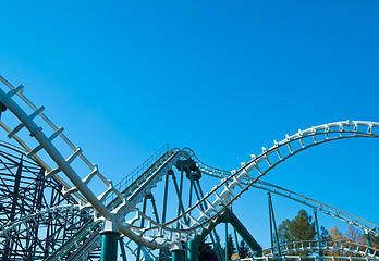 Image showing curved coaster construction