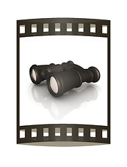 Image showing binoculars. The film strip