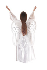 Image showing Angel standing from back 12.