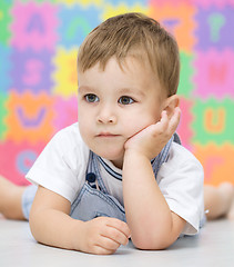 Image showing Portrait of a little boy