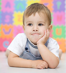 Image showing Portrait of a little boy