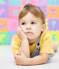 Image showing Portrait of a little boy