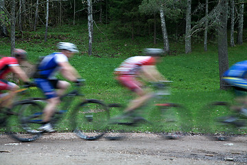 Image showing Bike race