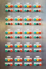Image showing Electric switch panel