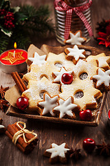 Image showing Homemade cookies for Christmas