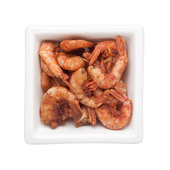 Image showing Fried shrimps