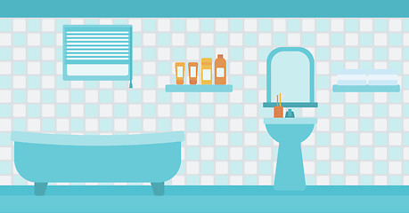 Image showing Background of private bathroom.