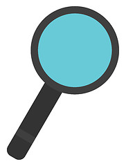 Image showing Classic magnifying glass. 