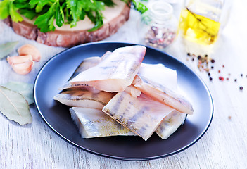 Image showing raw fish fillet