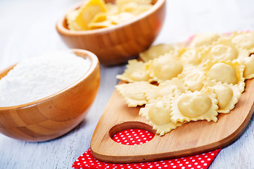 Image showing raw ravioli