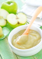 Image showing baby food in bowl