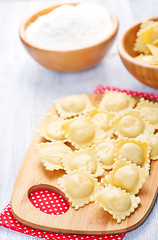 Image showing raw ravioli