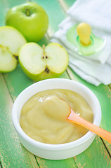 Image showing baby food in bowl