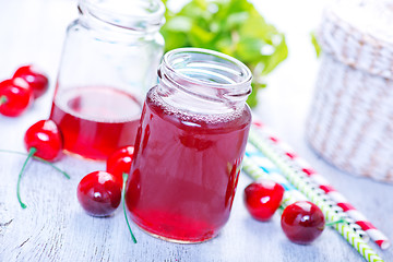 Image showing cherry drink