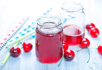Image showing cherry drink