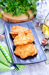 Image showing fried chicken cutlets