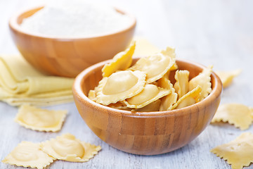 Image showing raw ravioli