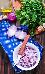 Image showing red onion