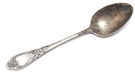 Image showing silver spoon isolated