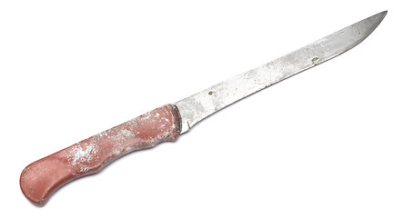 Image showing old dirty knife