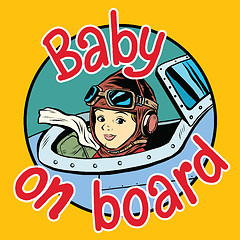 Image showing Baby on Board pilot