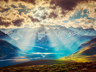 Image showing HImalayan landscape with Himalayas mountains