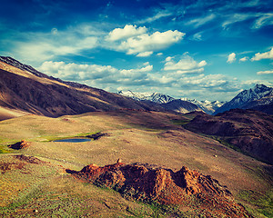 Image showing Himalayan landscape in Himalayas